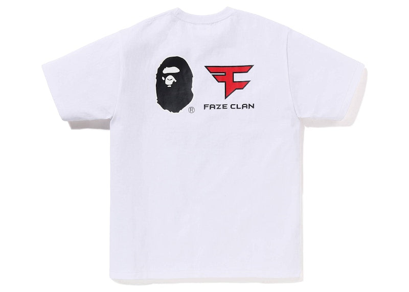 BAPE x Faze Clan Tee White