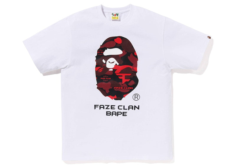 BAPE x Faze Clan Tee White
