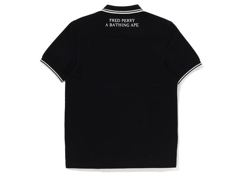 BAPE x Fred Perry Color Camo Polo Black