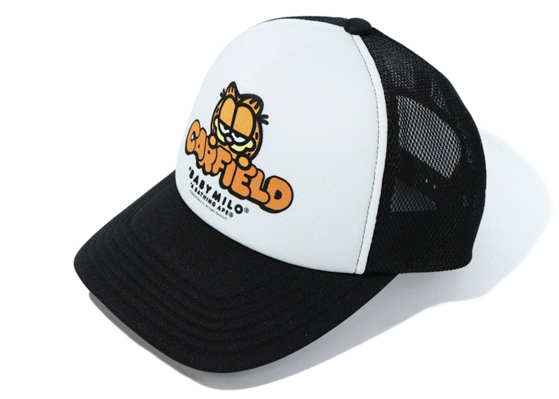 BAPE x Garfield Mesh Cap Black