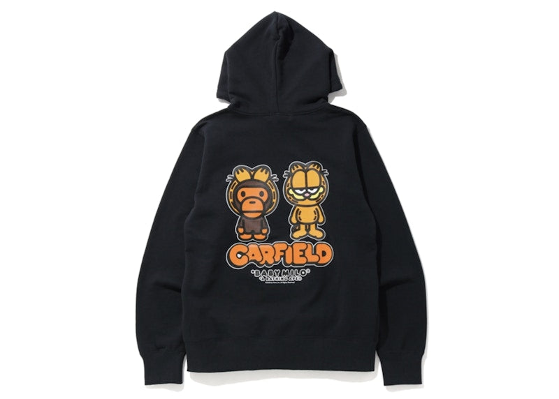 BAPE x Garfield Pullover Hoodie Black