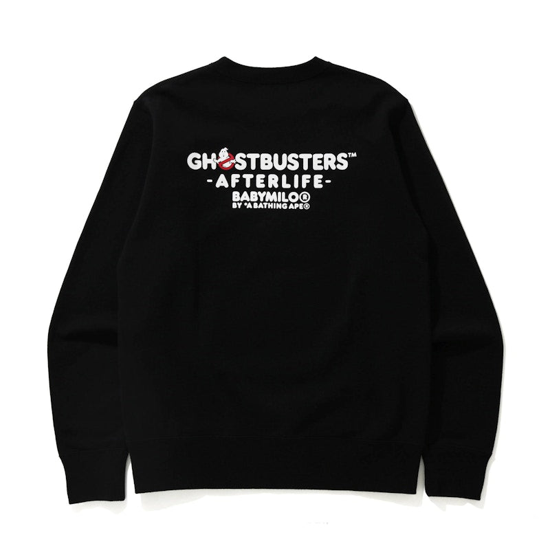BAPE x Ghostbusters Ape Head Crewneck Black