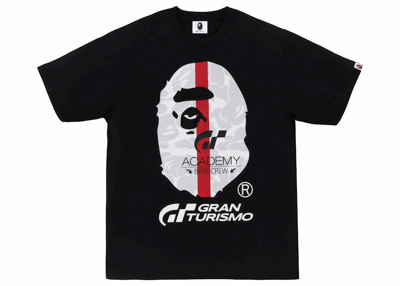 BAPE x Gran Turismo Ape Head #1 Tee Black
