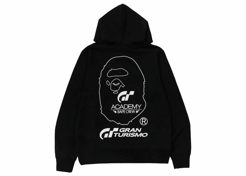 BAPE x Gran Turismo Pullover Hoodie Black