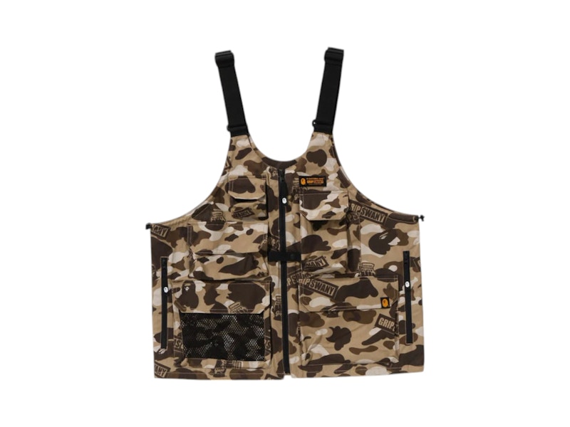 BAPE x Grip Swany GR Camo Fireproof Gear Bag Vest Beige