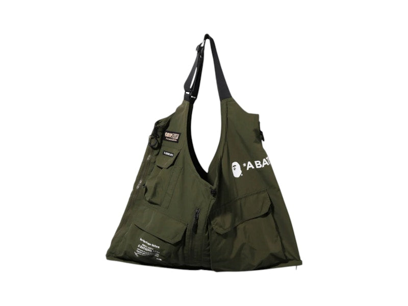 BAPE x Grip Swany Gear Bag Vest Green