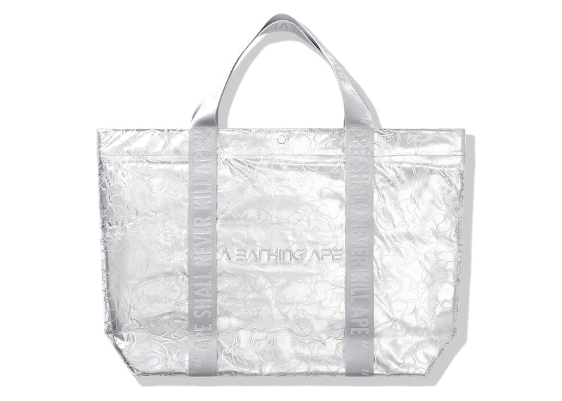 BAPE x Hajime Soratama Tote Bag Silver