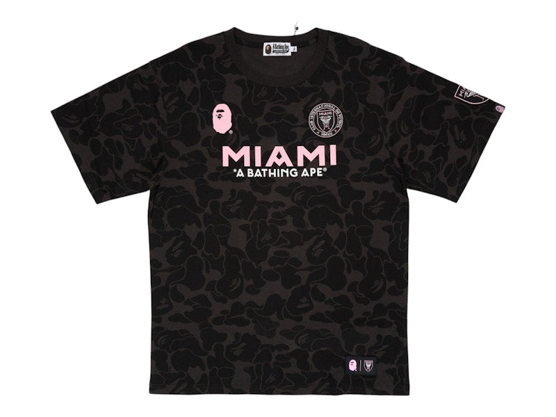 BAPE x Inter Miami CF Camo Tee Black