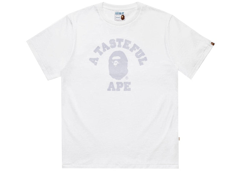 BAPE x JJJJound College Tee White