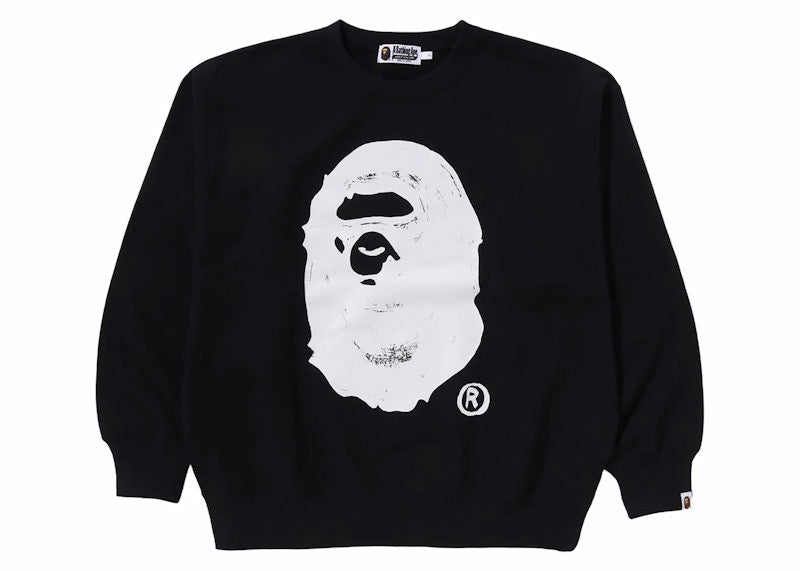 BAPE x Joshua Vides Ape Head Crewneck Black