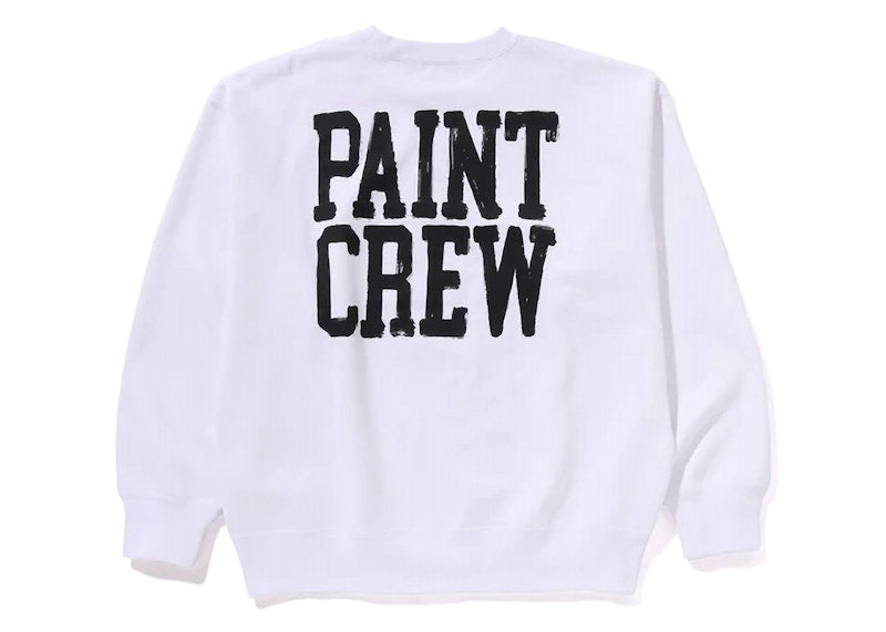 BAPE x Joshua Vides Ape Head Crewneck White