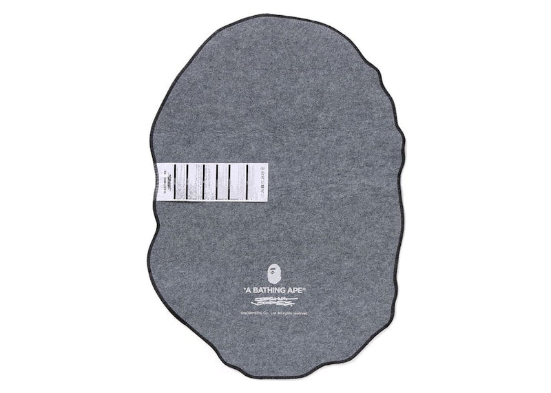 BAPE x Joshua Vides Ape Head Rug Black