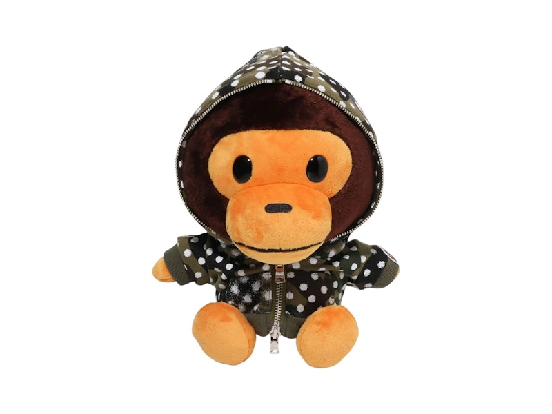 BAPE x Joshua Vides Shark Baby Milo 35cm Plush Doll Green