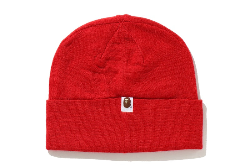 BAPE x Kid Cudi Knit Cap Red