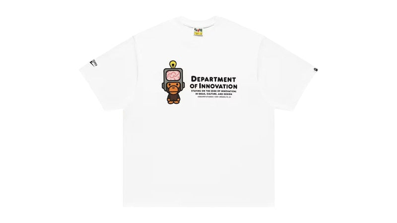 BAPE x KidSuper Milo Dept. of Innovation Graphic Tee White