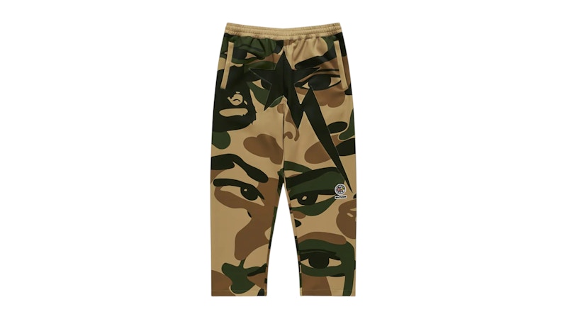 BAPE x KidSuper Patchwork Track Pants Green