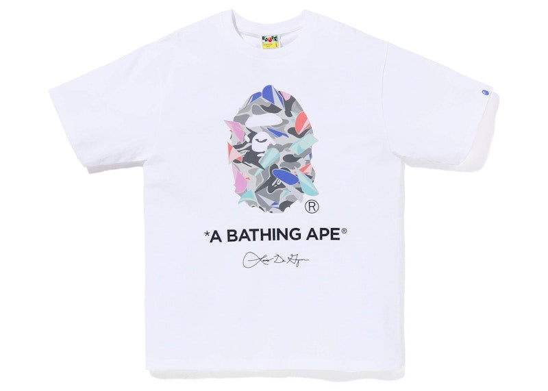 BAPE x Louis De Guzman Ape Head Tee White