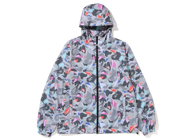 BAPE x Louis De Guzman LDG Camo Packable Jacket Grey