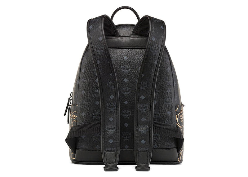 BAPE x MCM Stark Lunar New Year Visetos Daypack Black