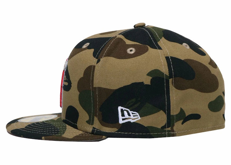 BAPE x MLB New Era Angels 59Fifty Fitted Cap Green