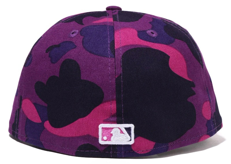 BAPE x MLB New Era White Sox 59Fifty Fitted Cap Purple