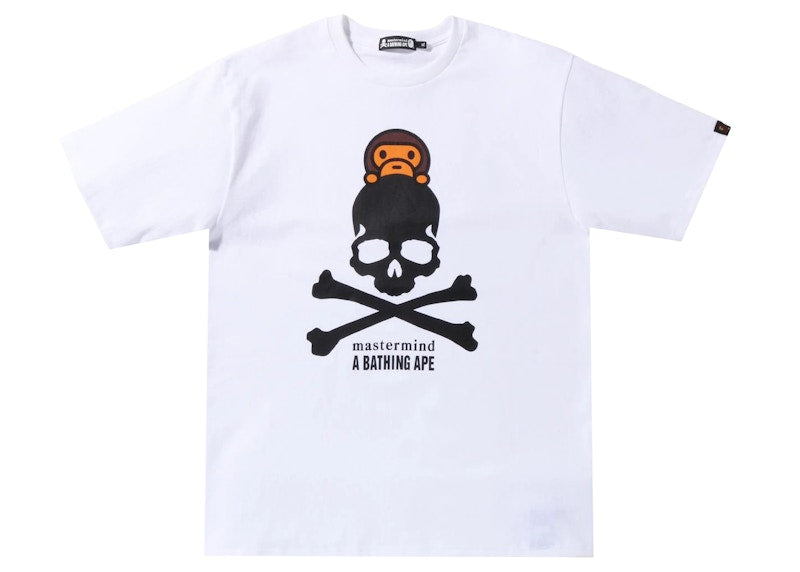 BAPE x MMJ Baby Milo Tee White