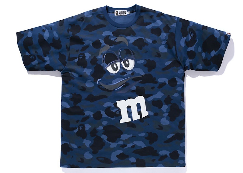 BAPE x M&M's Color Camo Relaxed Tee Blue
