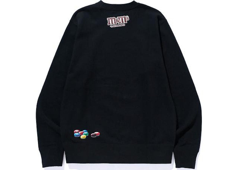 BAPE x M&M's Mens Crewneck Black