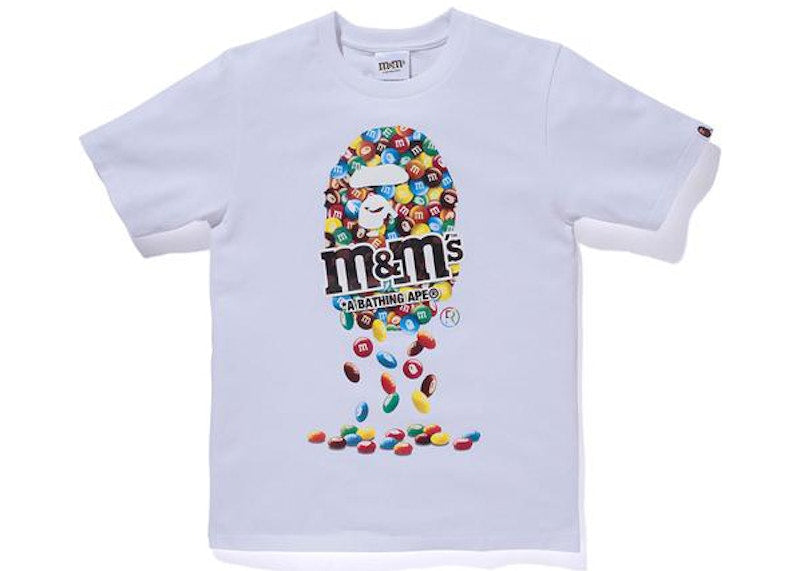 BAPE x M&M's Womens Ape Head Tee White