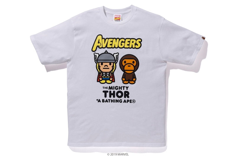 BAPE x Marvel Milo Mighty Thor Tee White