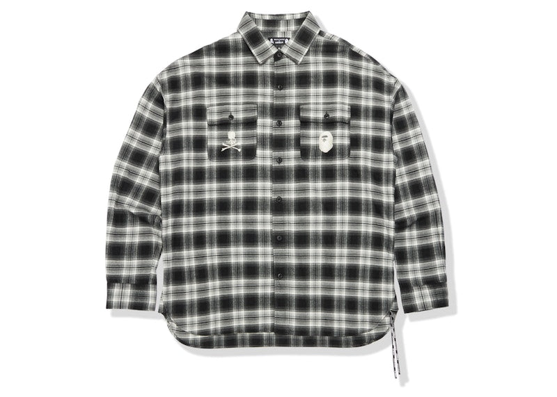 BAPE x Mastermind 11th Anniversary Check Shirt Black