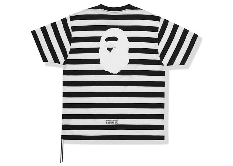 BAPE x Mastermind Hoop Tee Black White