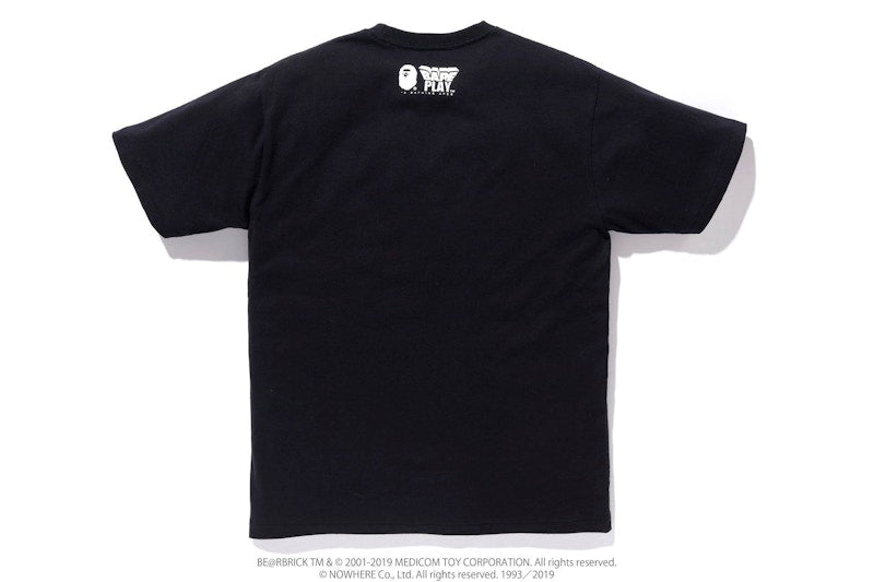 BAPE x Medicom Toy Camo Bape Play Tee Black