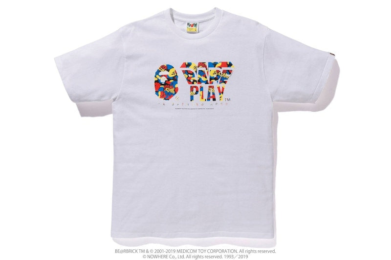 BAPE x Medicom Toy Camo Bape Play Tee White