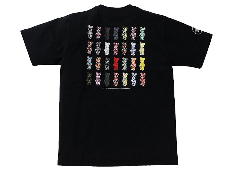 BAPE x Medicom Toy Camo Bear Tee (FW21) Black