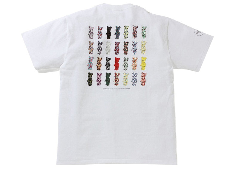 BAPE x Medicom Toy Camo Bear Tee (FW21) White