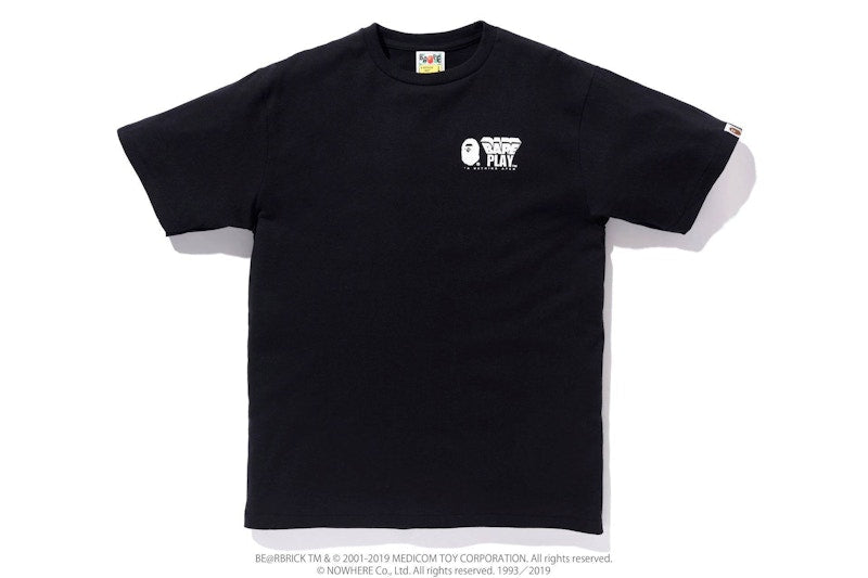 BAPE x Medicom Toy Camo Logo Tee Black