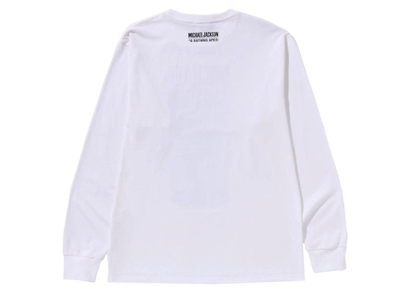 BAPE x Michael Jackson L/S Tee White