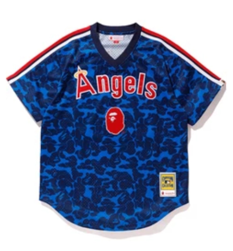 BAPE x Mitchell & Ness Angels Jersey Navy