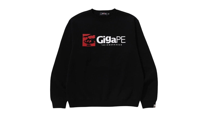 BAPE x NBHD Gigape Crewneck Black