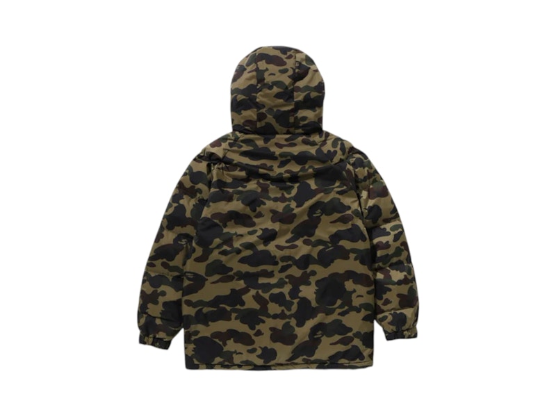BAPE x Nanga 1st Camo Aurora Tex Down Jacket Green