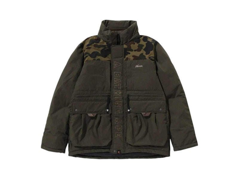 BAPE x Nanga Hinoc Down Jacket Olivedrab