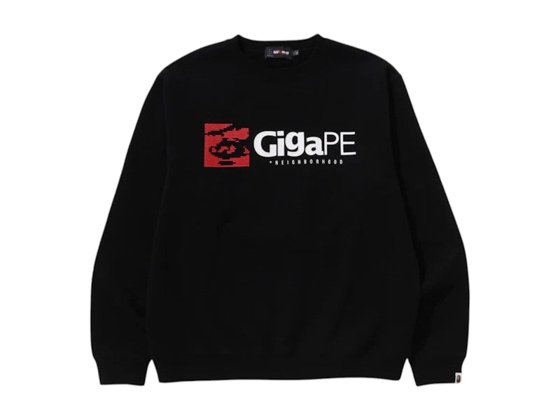 BAPE x Neighborhood Gigape Crewneck Black