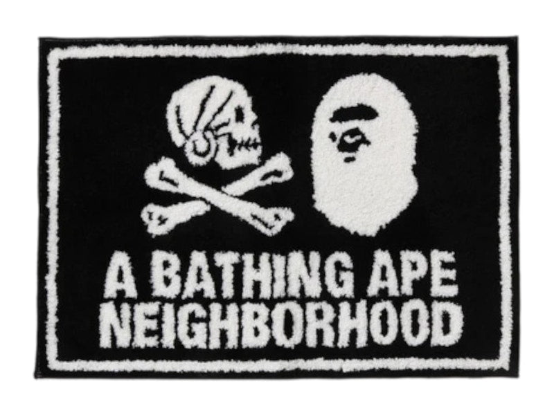 BAPE x Neighborhood Rug Mat Black