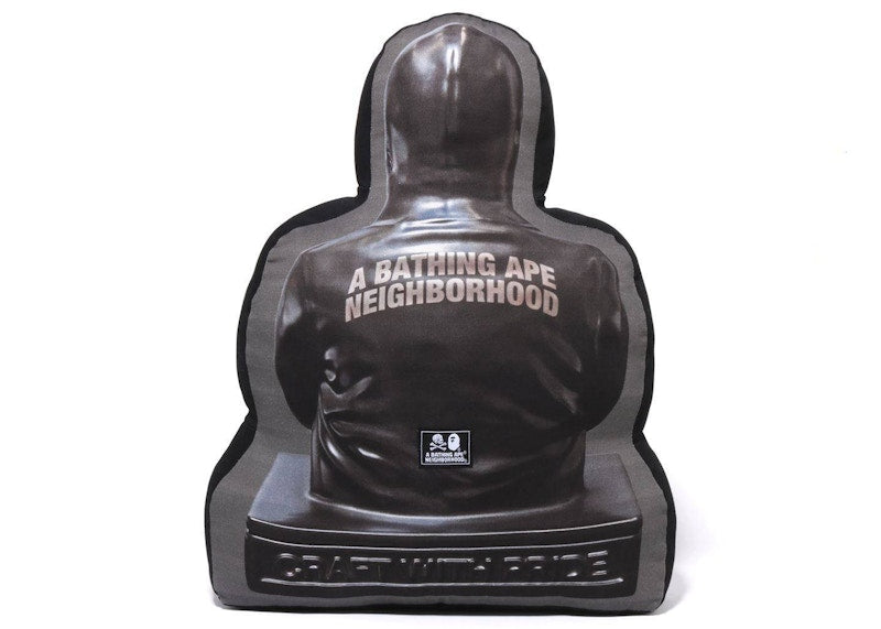 BAPE x Neighborhood Shark Cushion Black