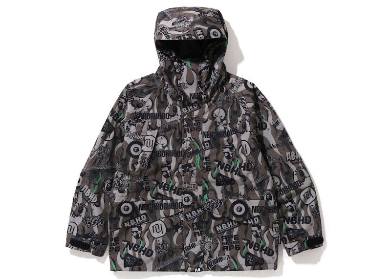 BAPE x Neighborhood Snowboard Jacket Green