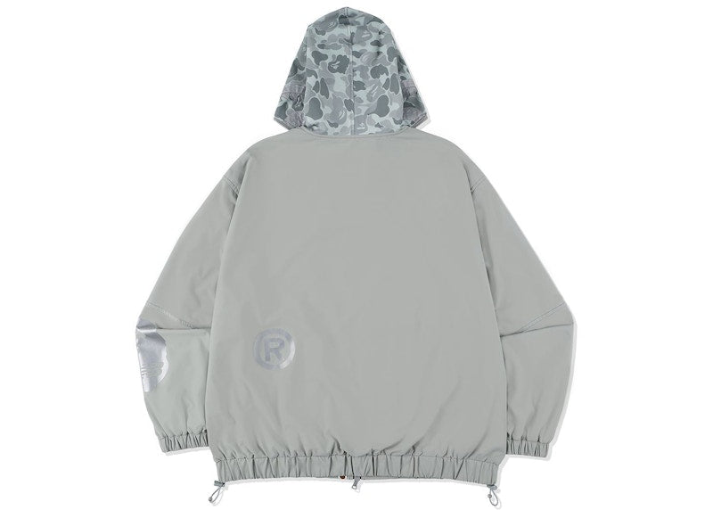BAPE x New Balance Shark Hoodie Jacket Grey