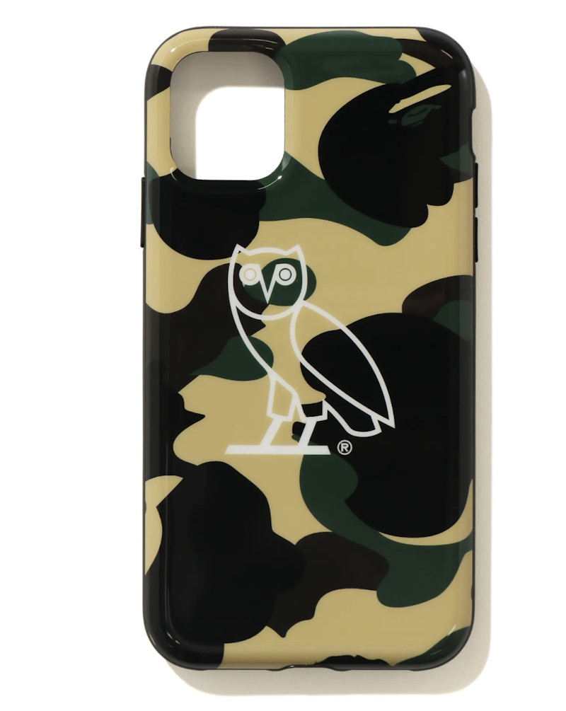 BAPE x OVO 1st Camo Iphone 11 Pro case Yellow