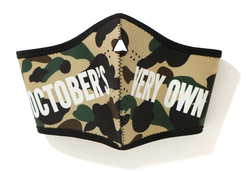 BAPE x OVO 1st Camo Mask Yellow