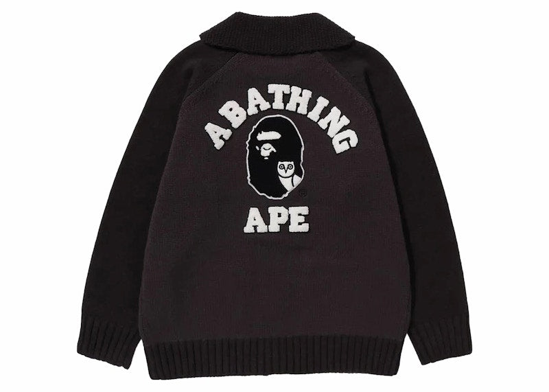 BAPE x OVO Cowichan Sweater Grey